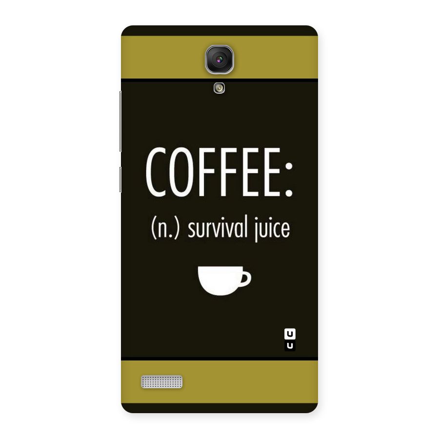 Survival Juice Back Case for Redmi Note Prime