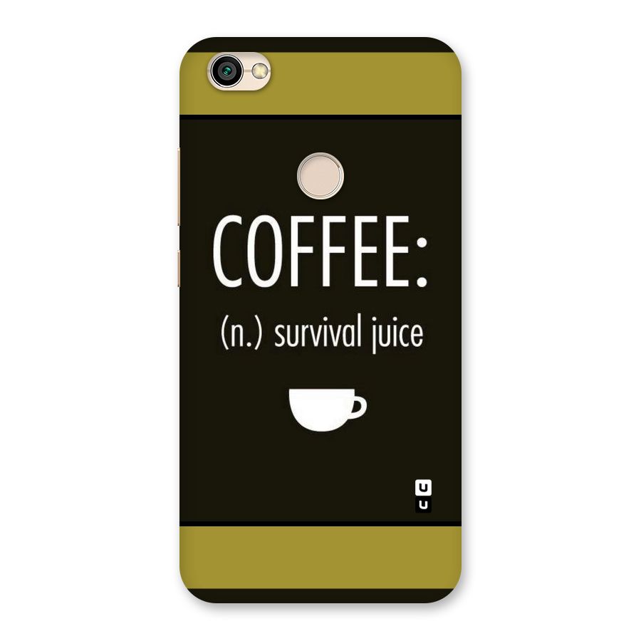 Survival Juice Back Case for Redmi Y1 2017