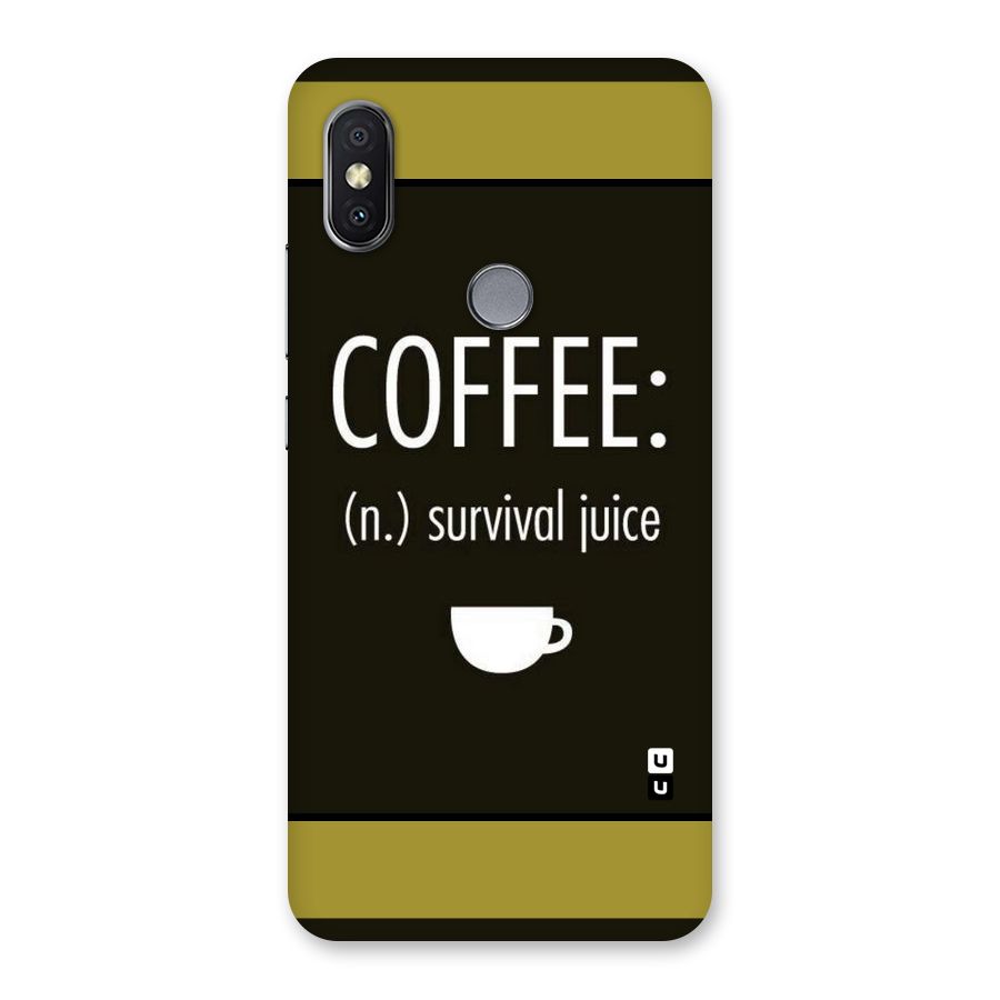 Survival Juice Back Case for Redmi Y2
