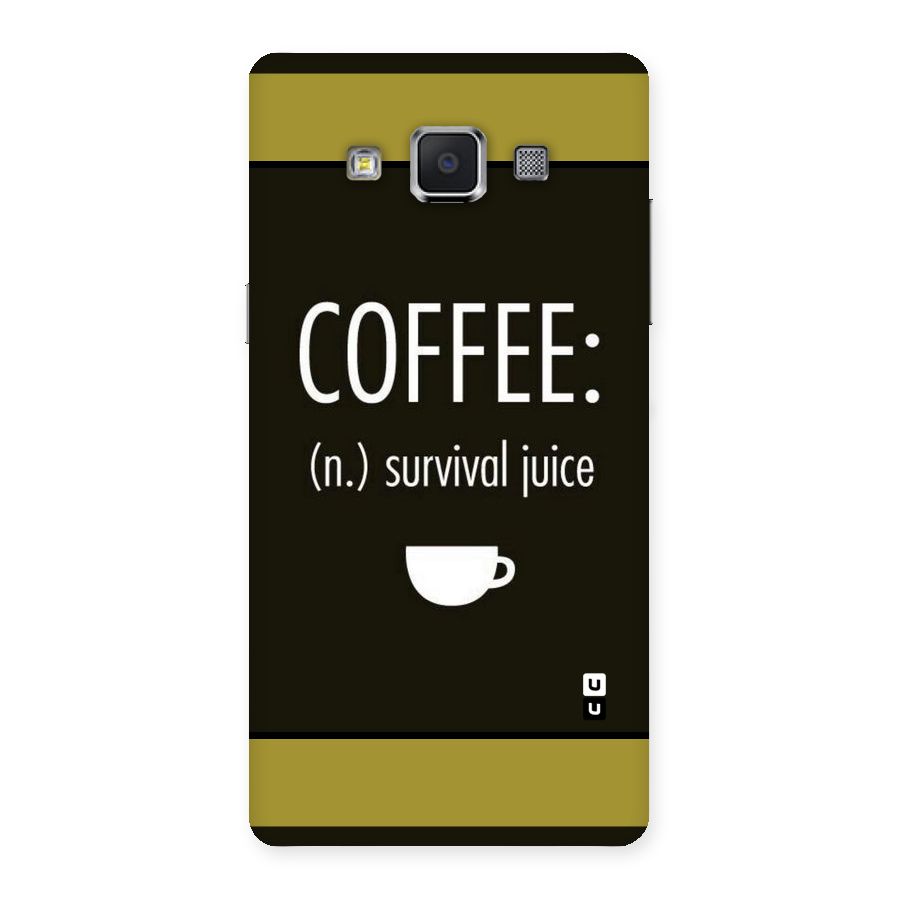 Survival Juice Back Case for Samsung Galaxy A5