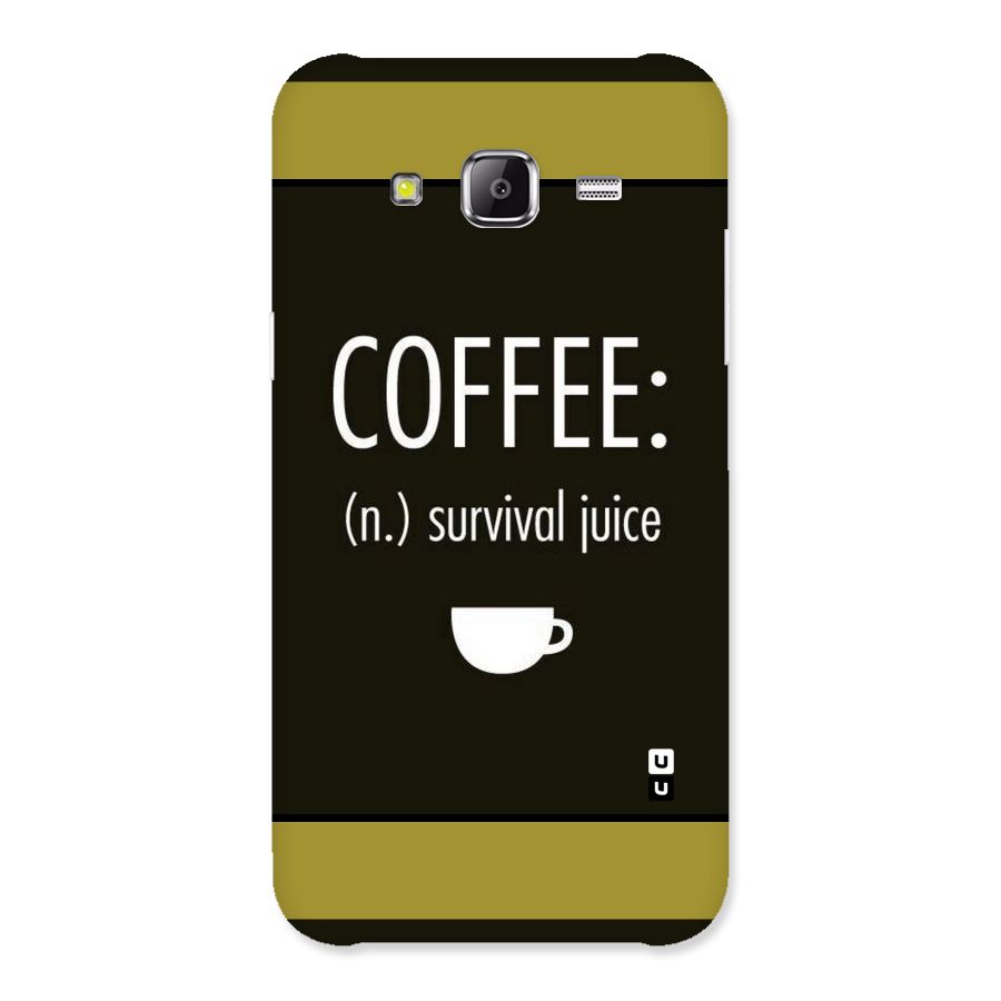 Survival Juice Back Case for Samsung Galaxy J2 Prime
