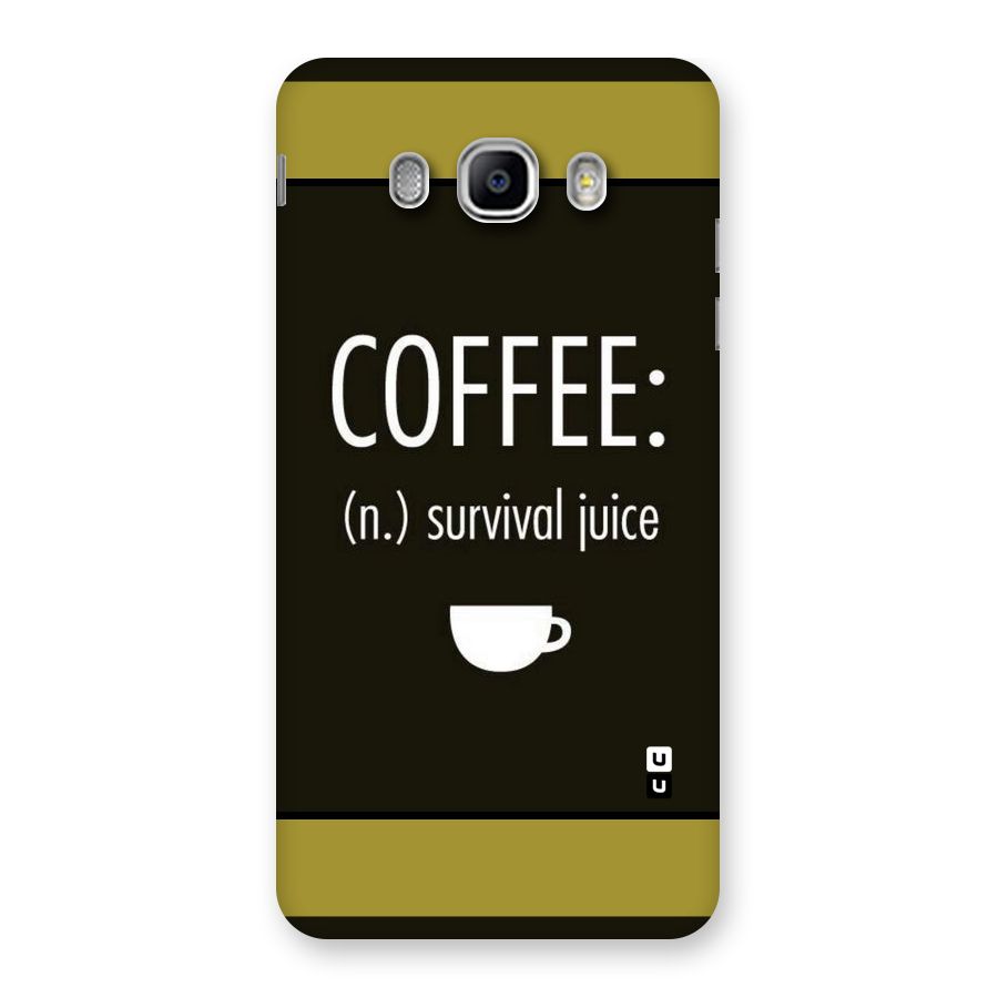 Survival Juice Back Case for Samsung Galaxy J5 2016