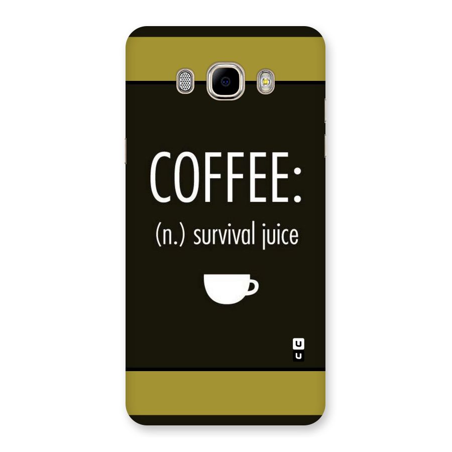 Survival Juice Back Case for Samsung Galaxy J7 2016