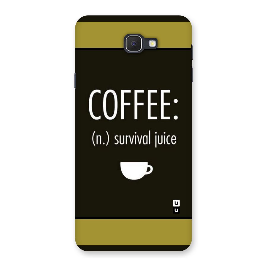 Survival Juice Back Case for Samsung Galaxy J7 Prime