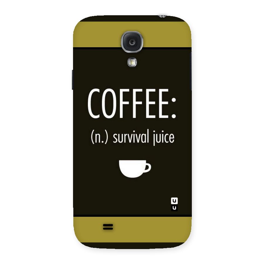 Survival Juice Back Case for Samsung Galaxy S4