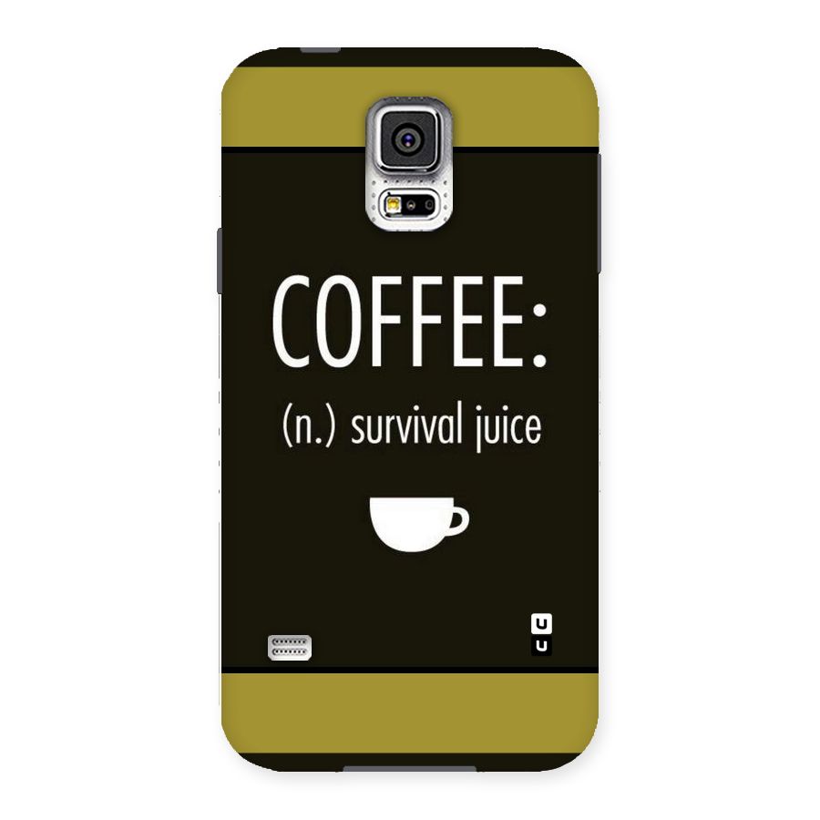 Survival Juice Back Case for Samsung Galaxy S5