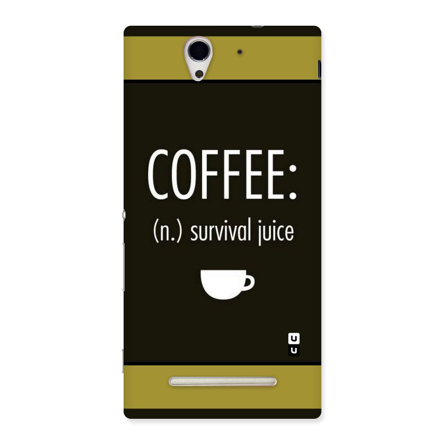 Survival Juice Back Case for Sony Xperia C3