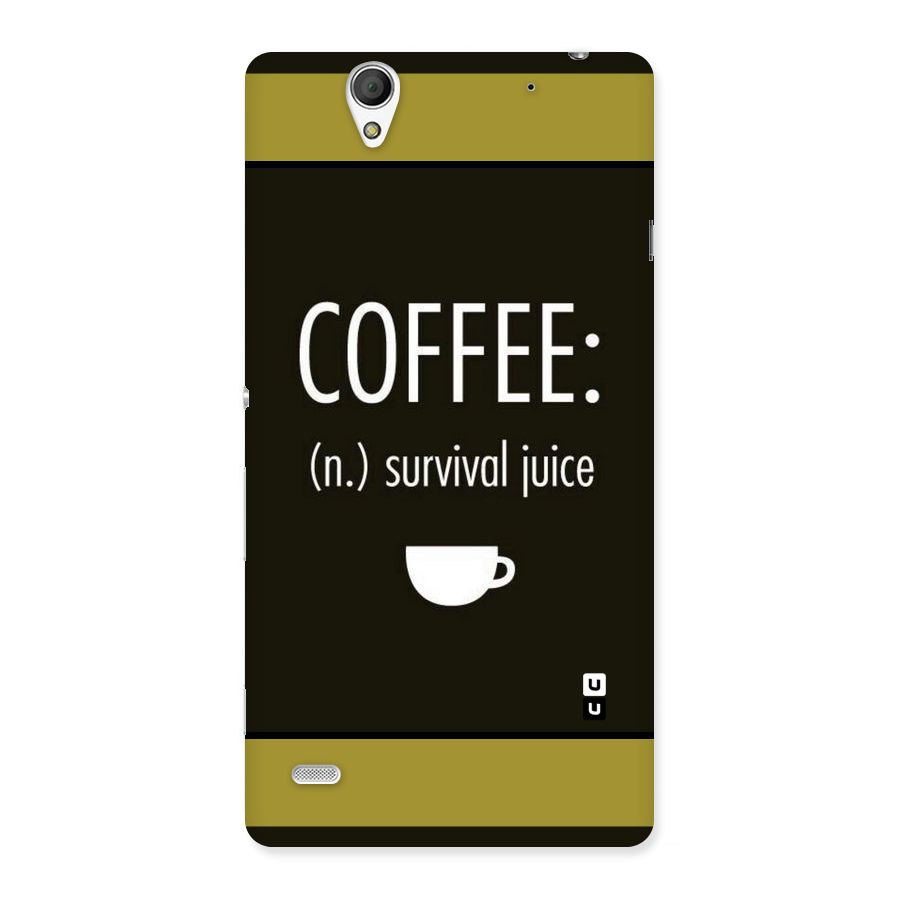 Survival Juice Back Case for Sony Xperia C4
