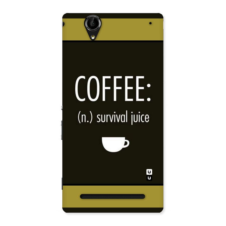 Survival Juice Back Case for Sony Xperia T2