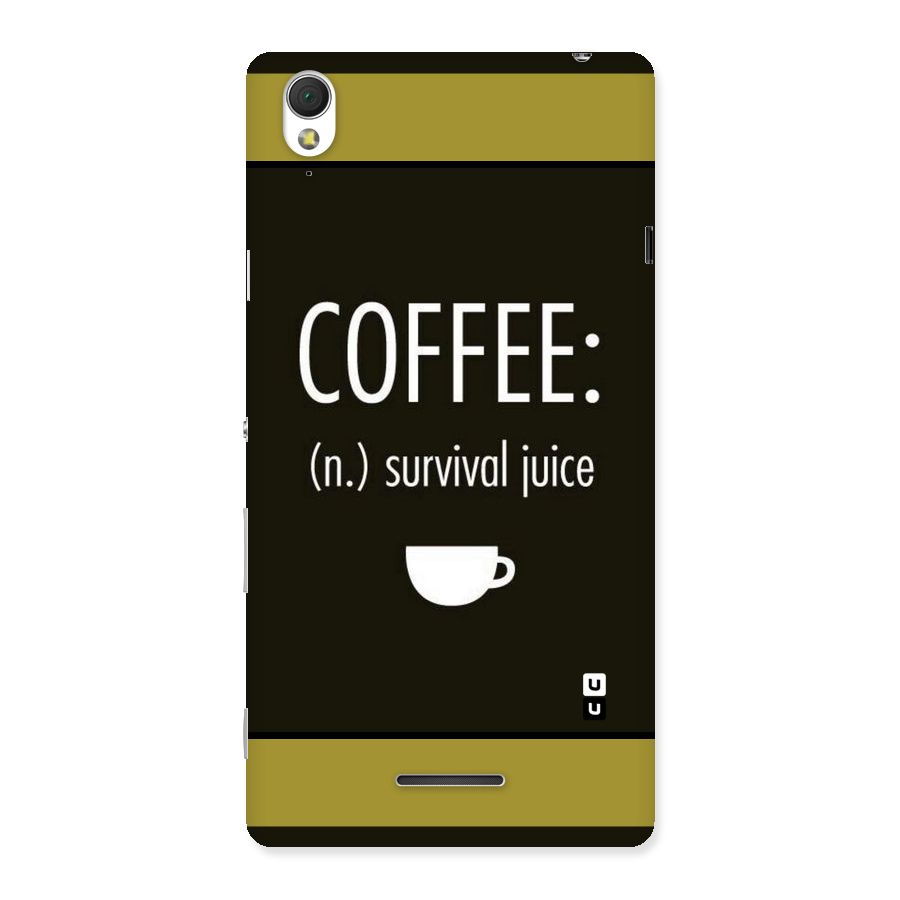 Survival Juice Back Case for Sony Xperia T3