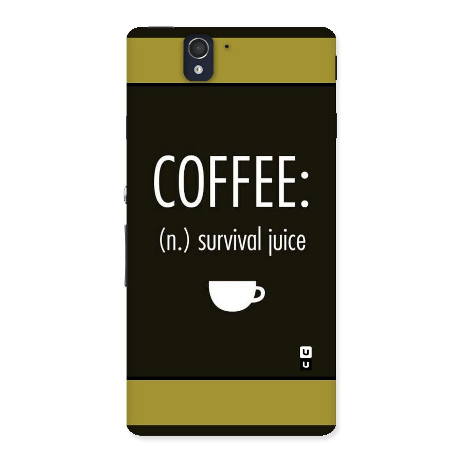 Survival Juice Back Case for Sony Xperia Z