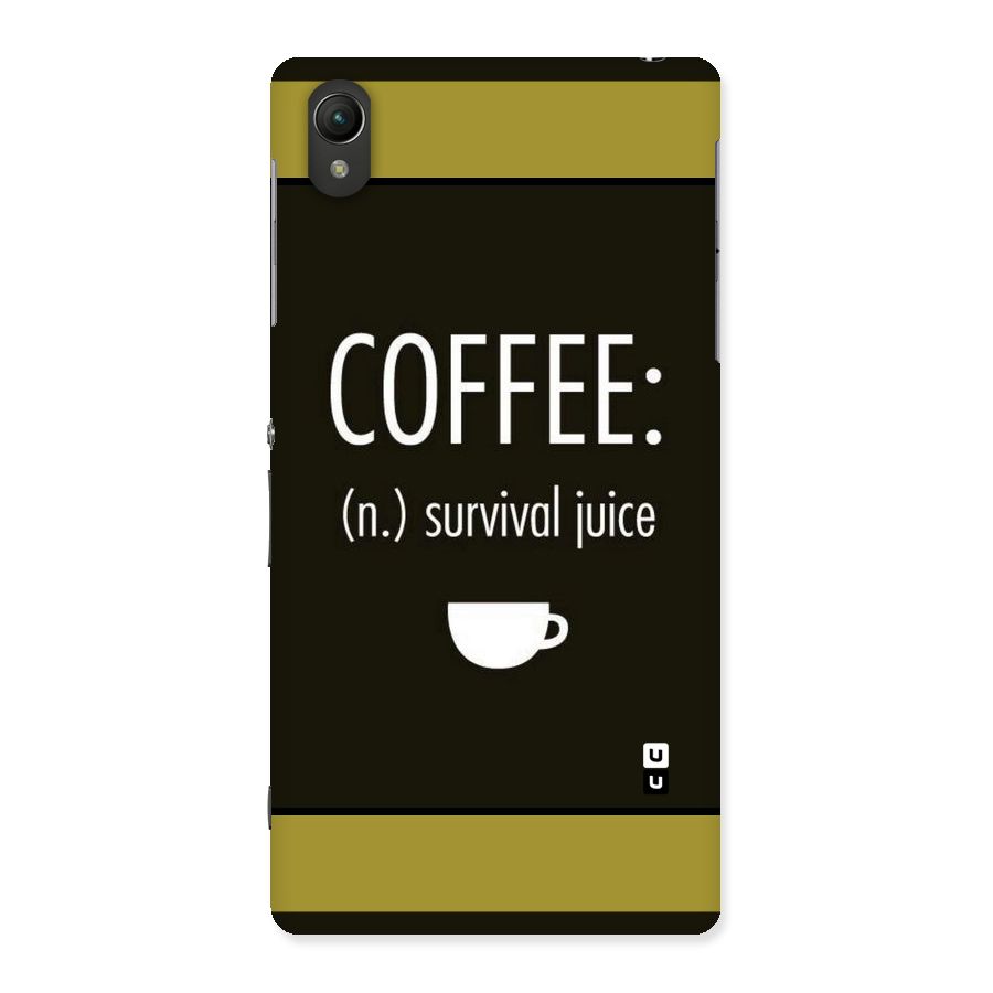 Survival Juice Back Case for Sony Xperia Z2