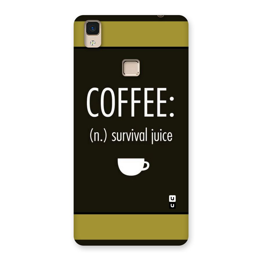 Survival Juice Back Case for V3 Max