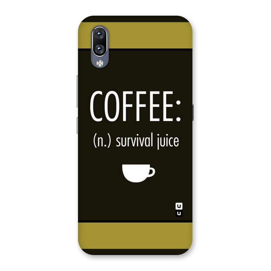 Survival Juice Back Case for Vivo NEX