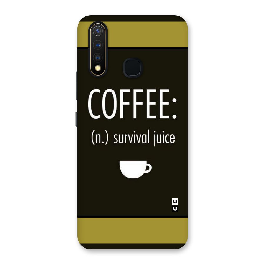 Survival Juice Back Case for Vivo U20