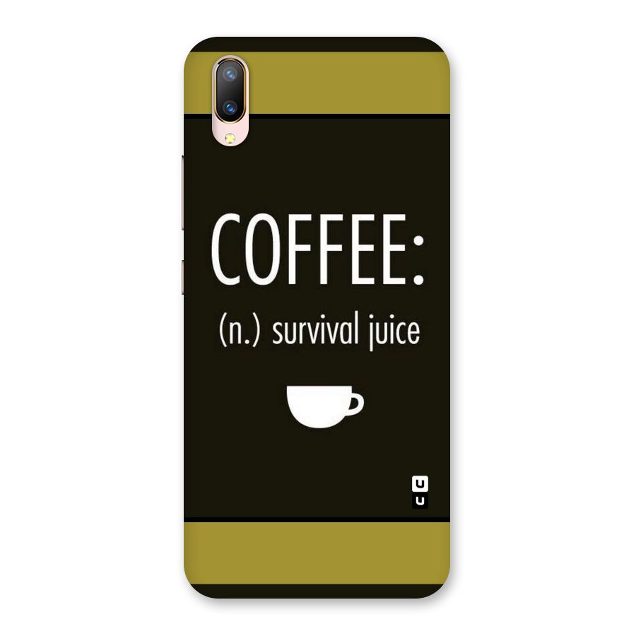 Survival Juice Back Case for Vivo V11 Pro