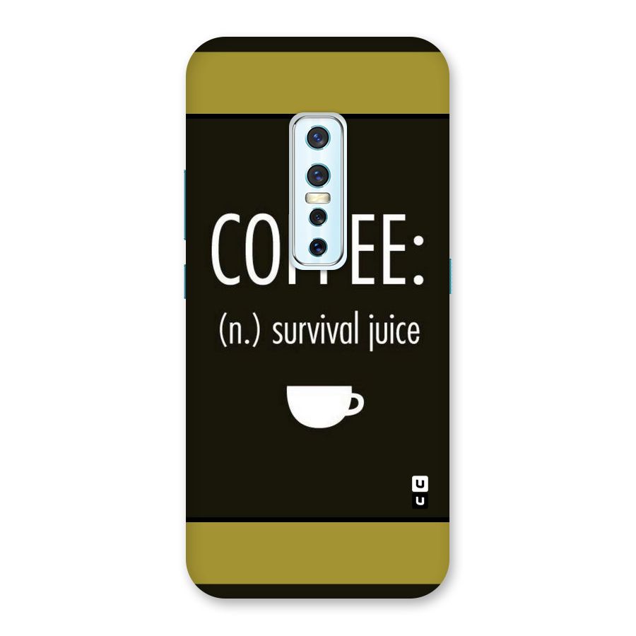 Survival Juice Back Case for Vivo V17 Pro