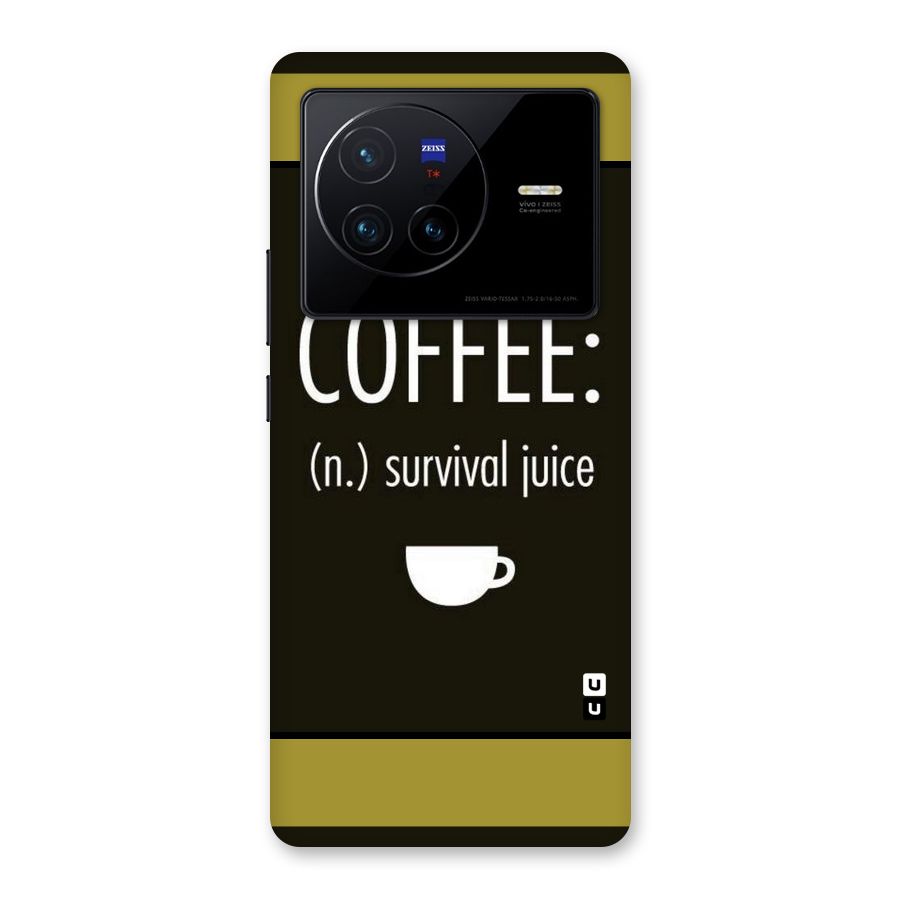 Survival Juice Back Case for Vivo X80