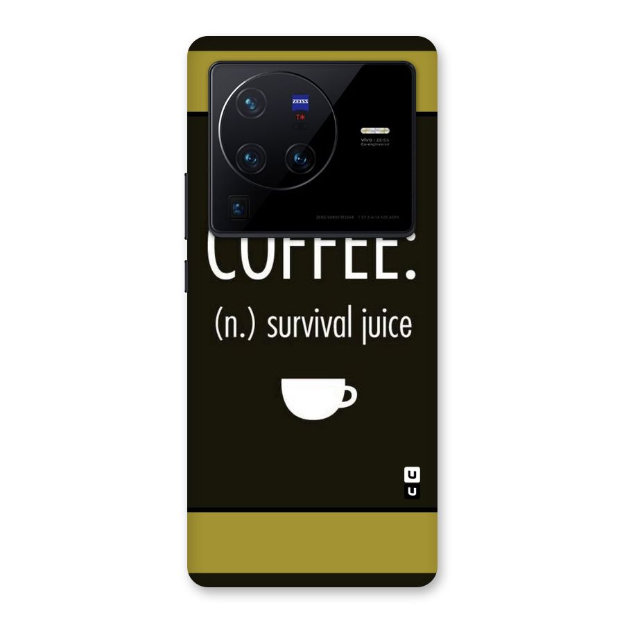 Survival Juice Back Case for Vivo X80 Pro