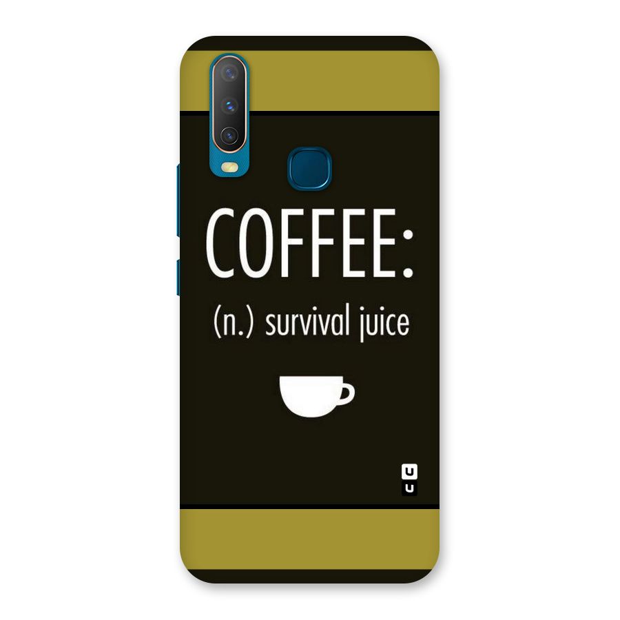 Survival Juice Back Case for Vivo Y17