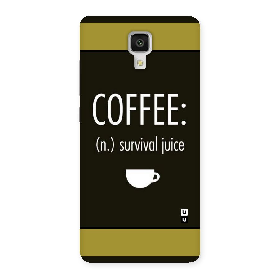Survival Juice Back Case for Xiaomi Mi 4