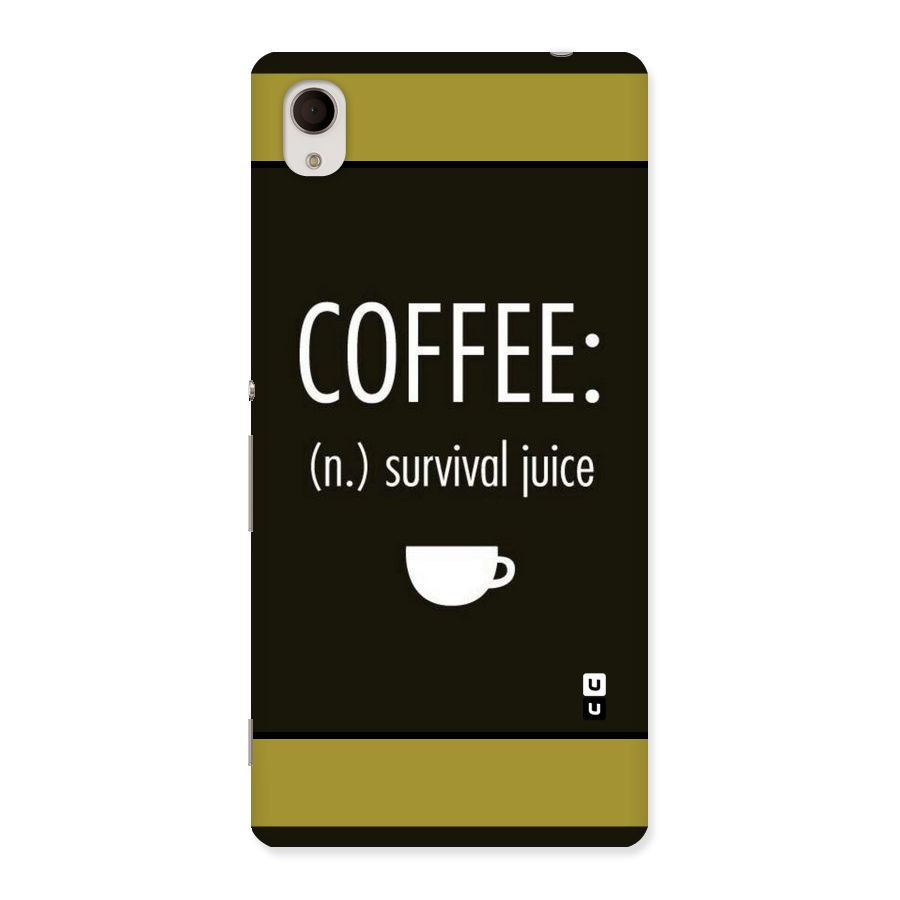 Survival Juice Back Case for Xperia M4 Aqua