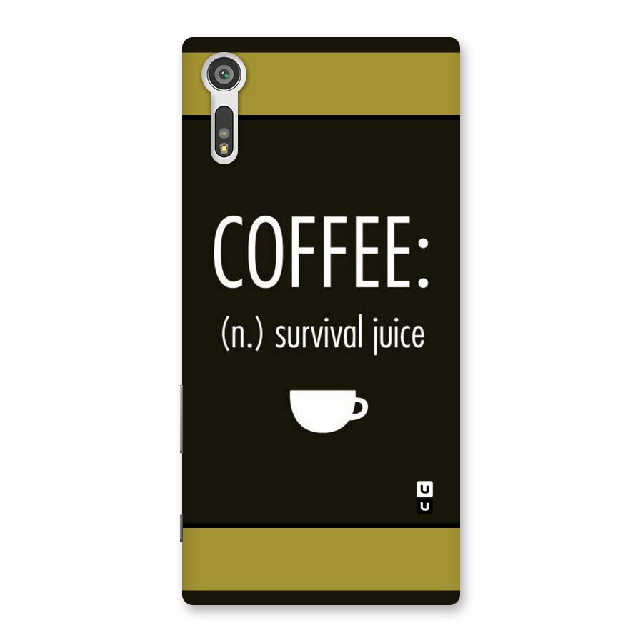 Survival Juice Back Case for Xperia XZ