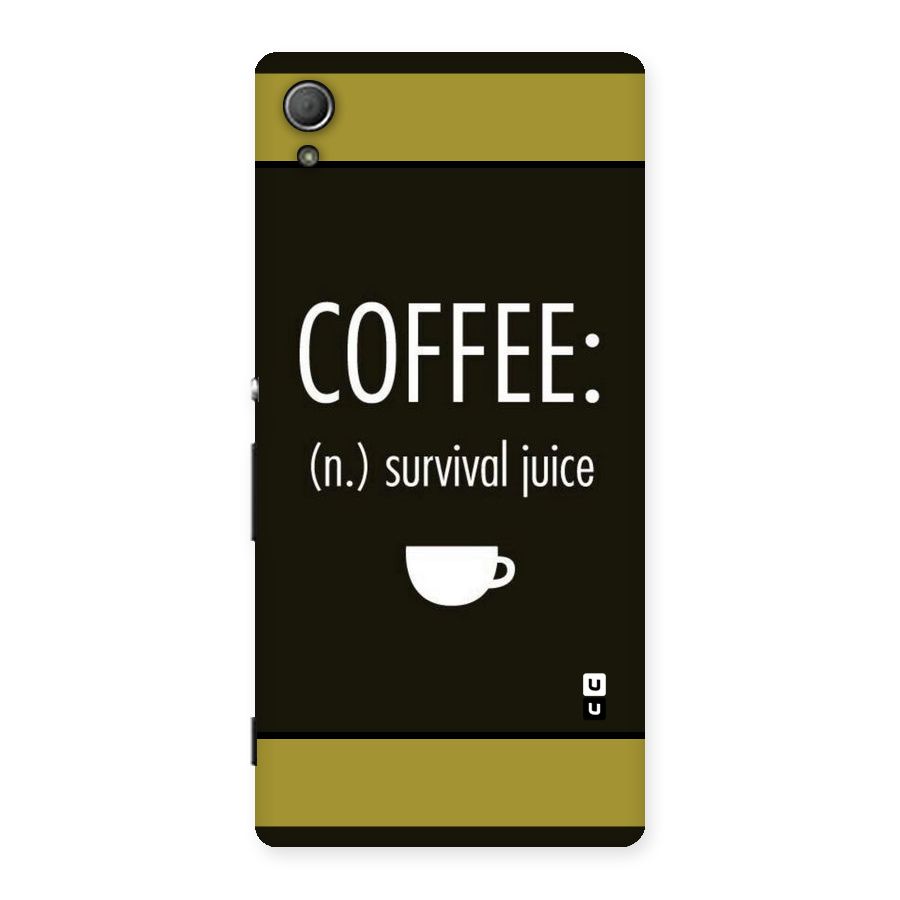 Survival Juice Back Case for Xperia Z3 Plus