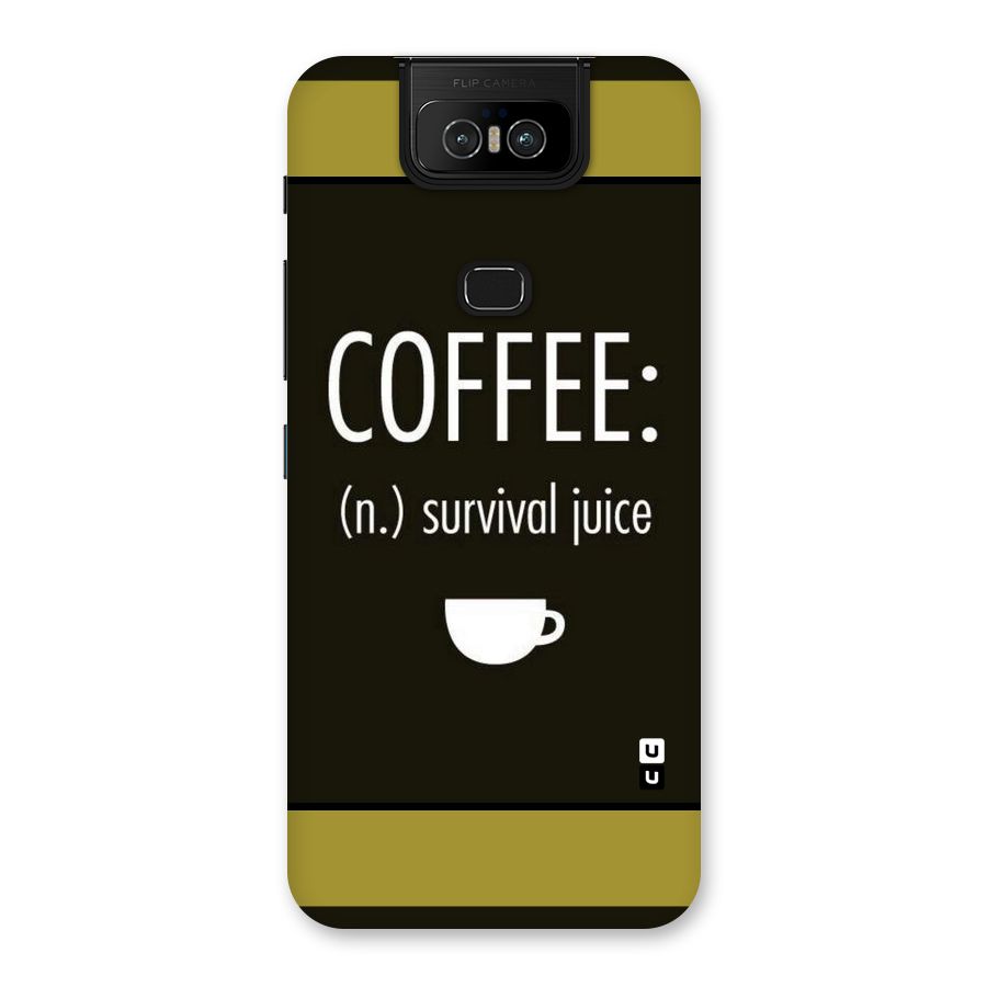 Survival Juice Back Case for Zenfone 6z