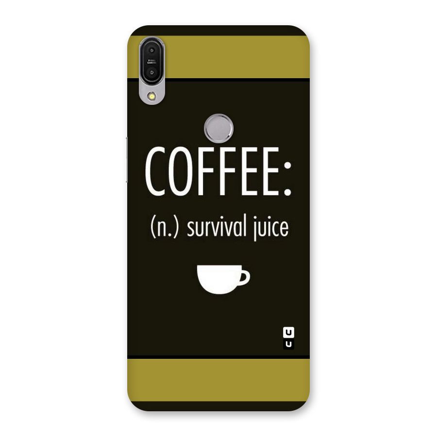 Survival Juice Back Case for Zenfone Max Pro M1