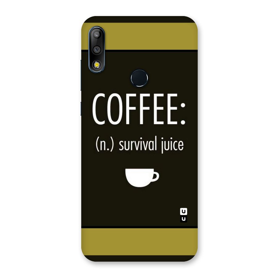 Survival Juice Back Case for Zenfone Max Pro M2