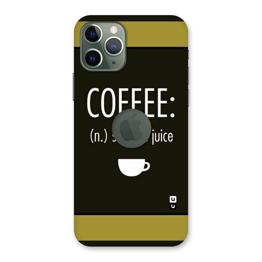 Survival Juice Back Case for iPhone 11 Pro Logo  Cut