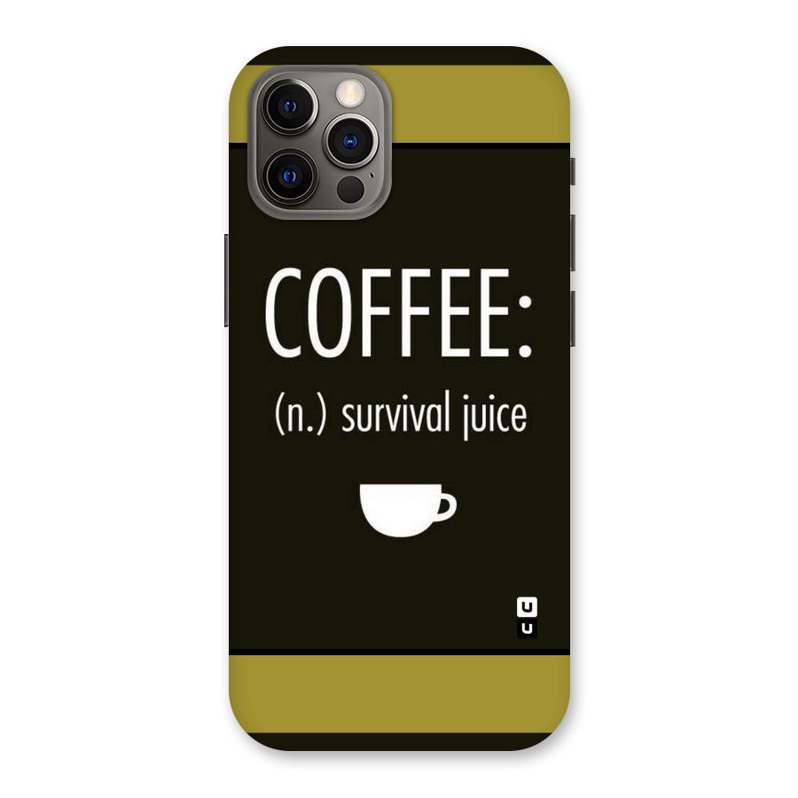 Survival Juice Back Case for iPhone 12 Pro