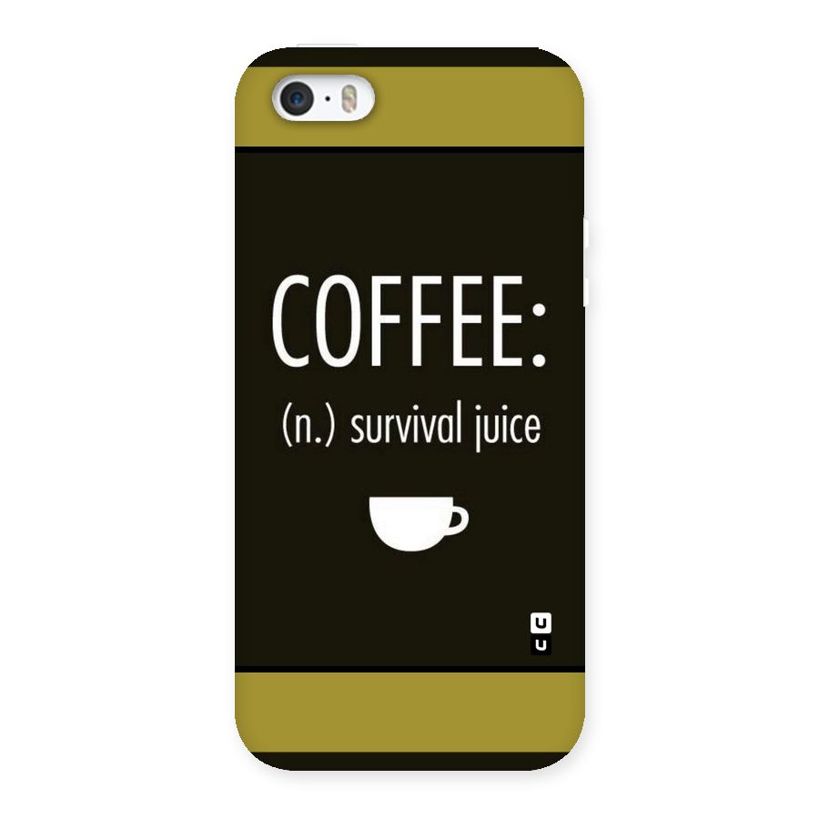 Survival Juice Back Case for iPhone 5 5S