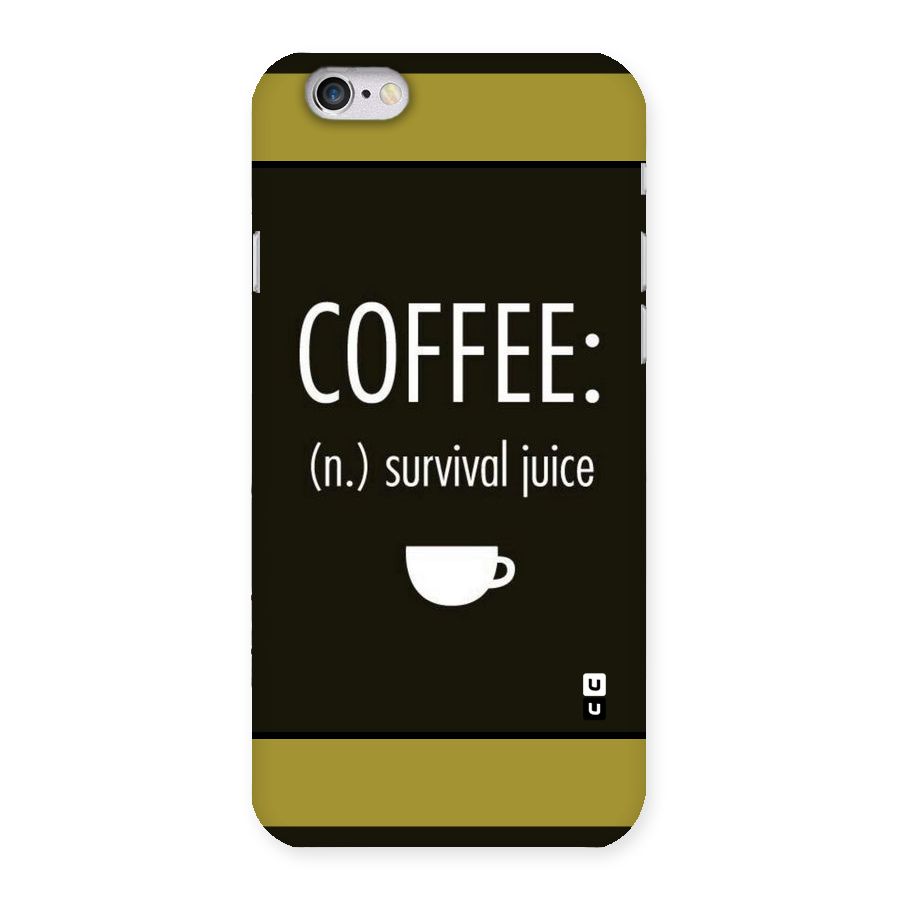 Survival Juice Back Case for iPhone 6 6S