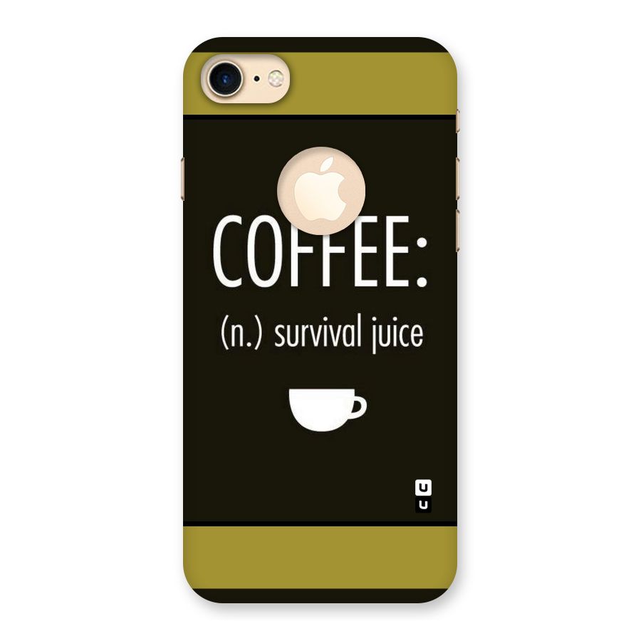 Survival Juice Back Case for iPhone 7 Logo Cut