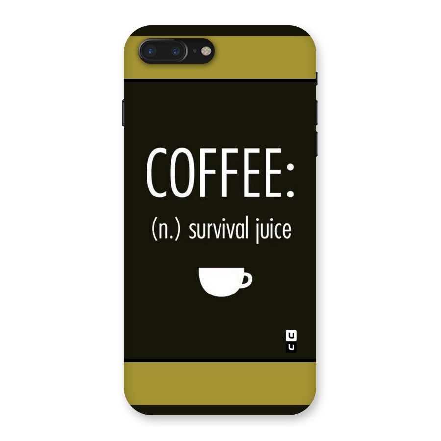 Survival Juice Back Case for iPhone 7 Plus