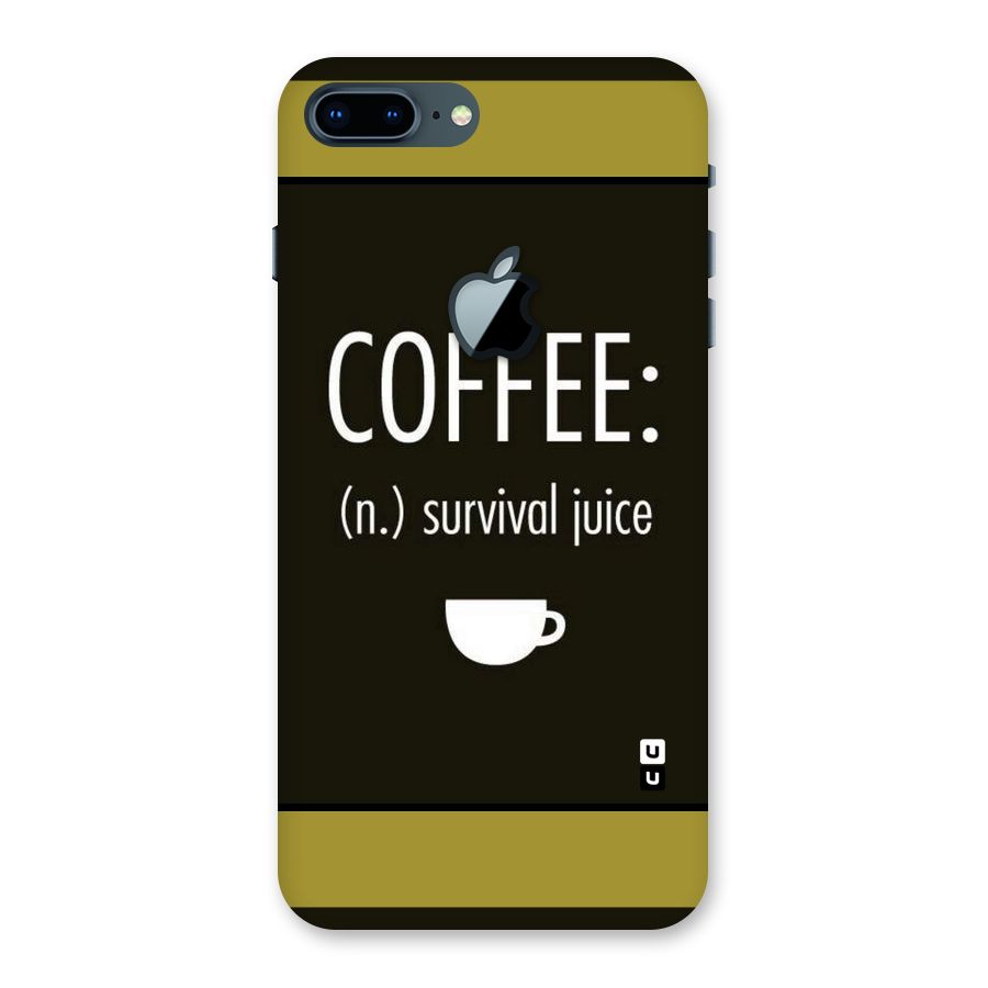 Survival Juice Back Case for iPhone 7 Plus Apple Cut