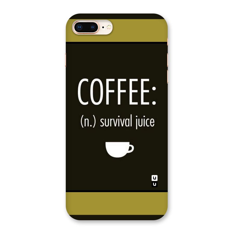 Survival Juice Back Case for iPhone 8 Plus