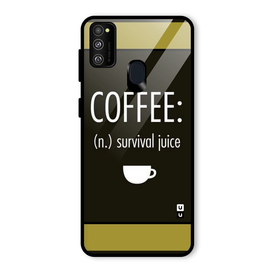 Survival Juice Glass Back Case for Galaxy M30s