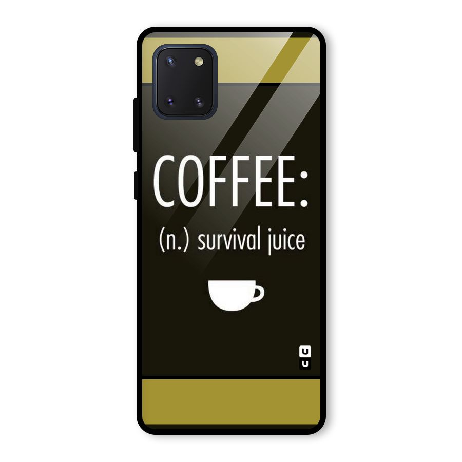 Survival Juice Glass Back Case for Galaxy Note 10 Lite