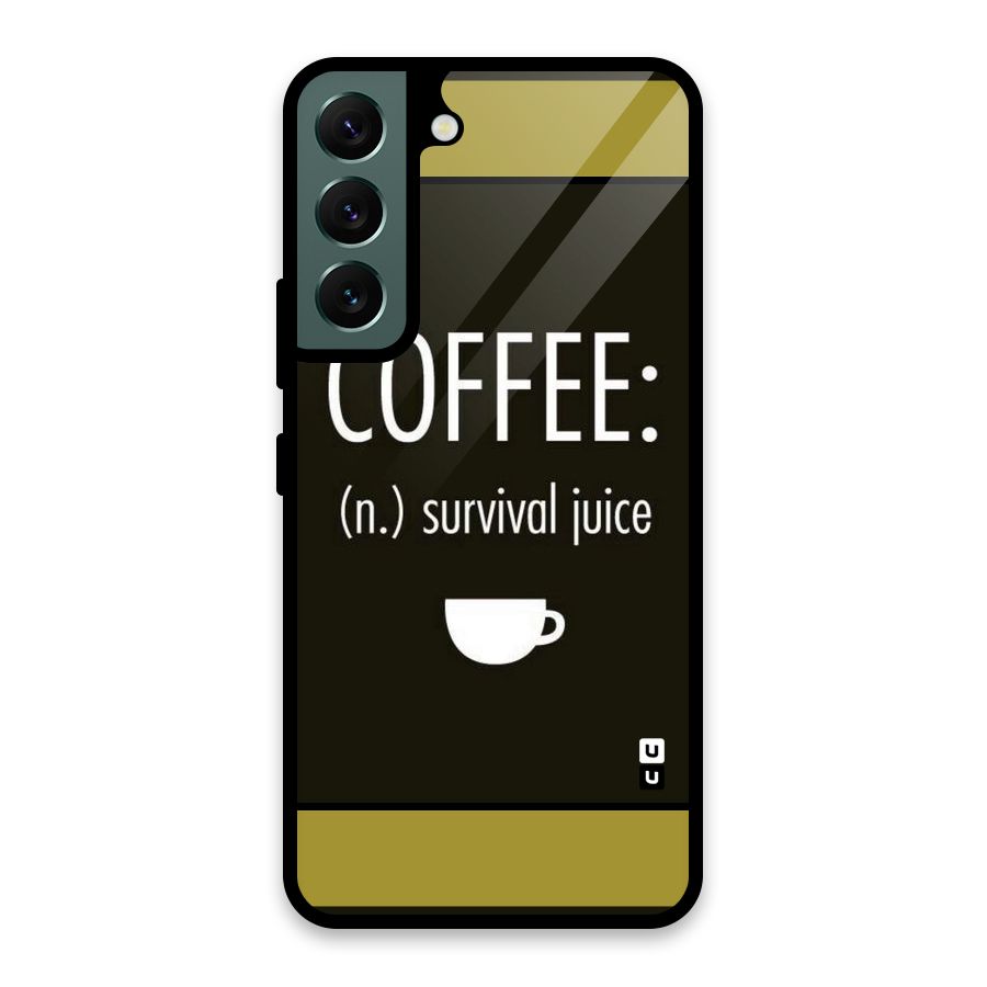 Survival Juice Glass Back Case for Galaxy S22 5G