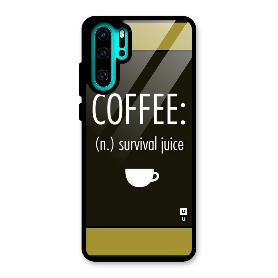 Survival Juice Glass Back Case for Huawei P30 Pro