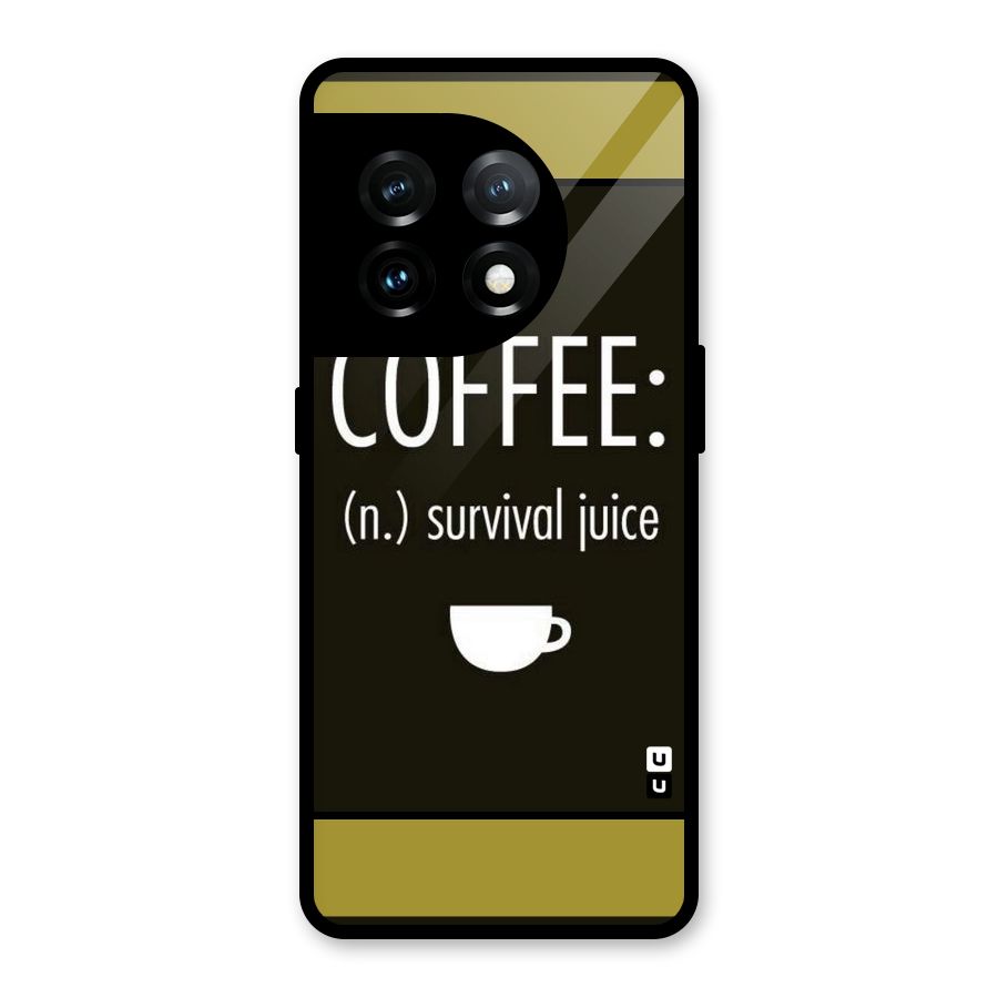 Survival Juice Glass Back Case for OnePlus 11