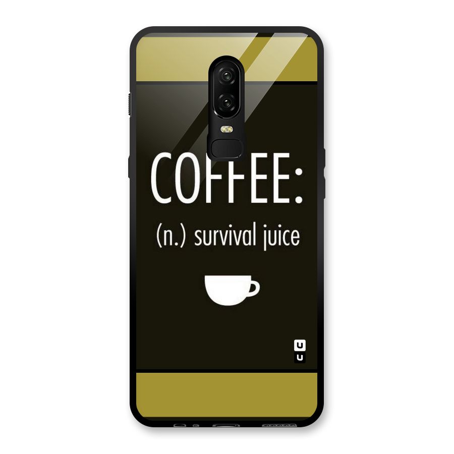 Survival Juice Glass Back Case for OnePlus 6