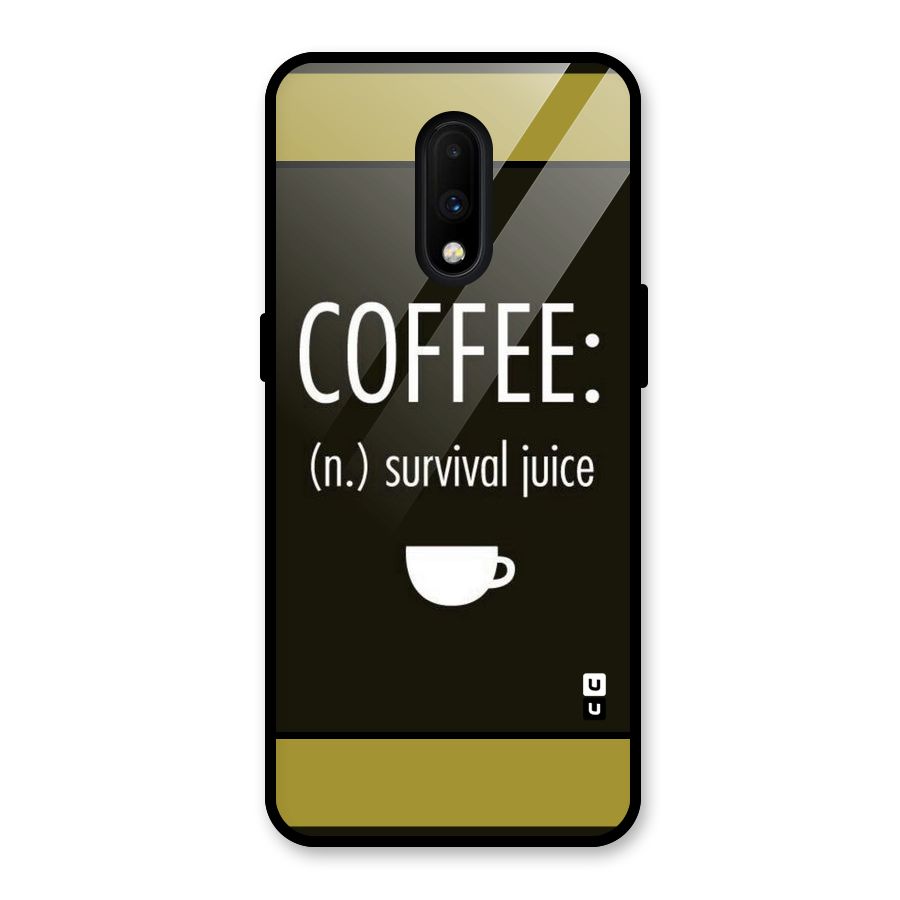 Survival Juice Glass Back Case for OnePlus 7