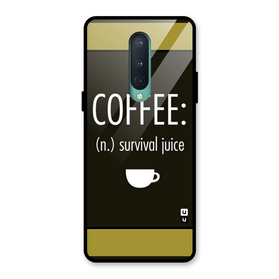 Survival Juice Glass Back Case for OnePlus 8