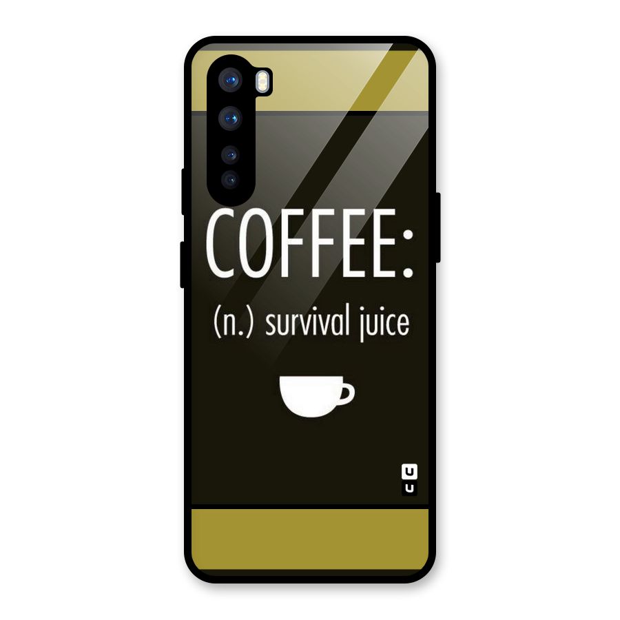 Survival Juice Glass Back Case for OnePlus Nord