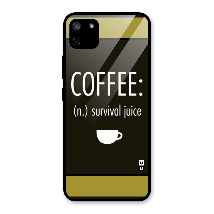 Survival Juice Glass Back Case for Realme C11