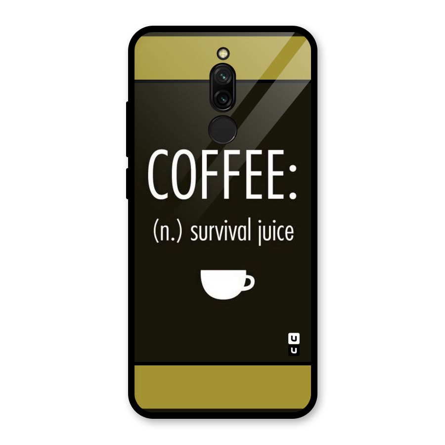 Survival Juice Glass Back Case for Redmi 8